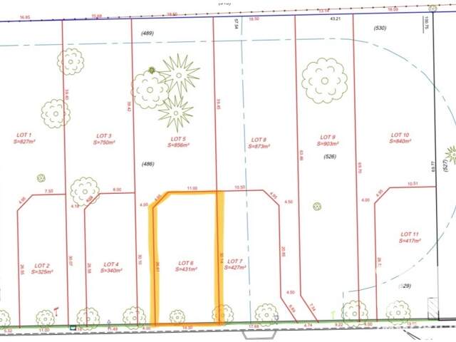 Vente Terrain à bâtir 431 m&sup2; — photo du bien
