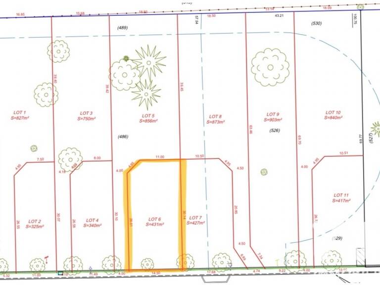 Vente Terrain à bâtir 431 m&sup2; — photo 1