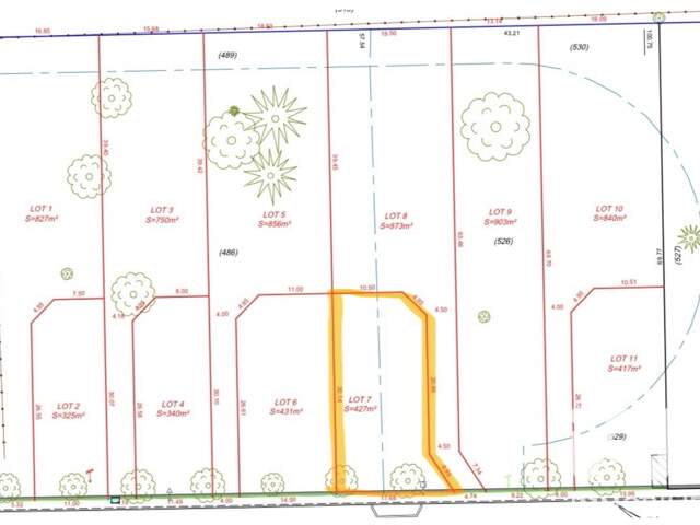 Vente Terrain à bâtir 427 m&sup2; — photo du bien