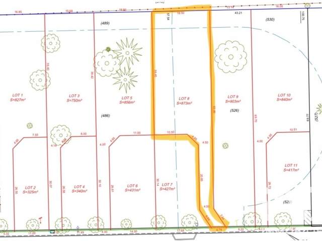 Vente Terrain à bâtir 873 m&sup2; — photo du bien