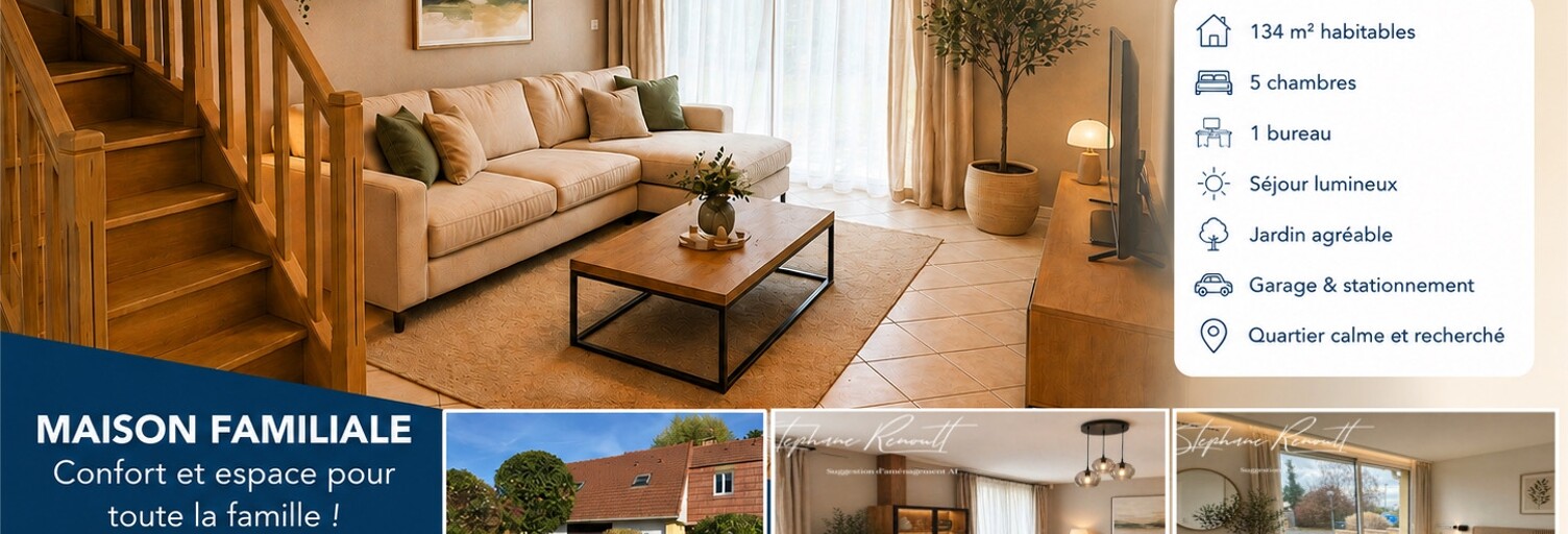 Maison 8 Pièces 133 m² à vendre à Esbly (77450)