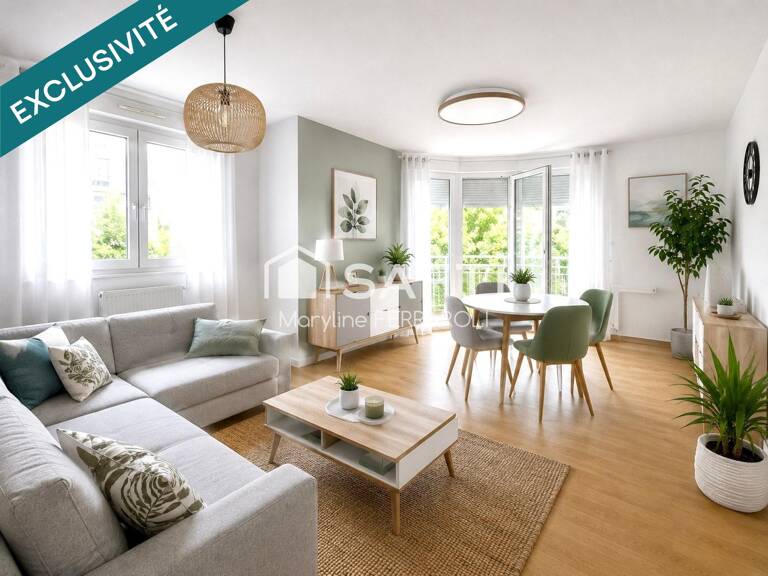 Appartement de 3 pièces, 72 m² - garage - balcon — photo 1