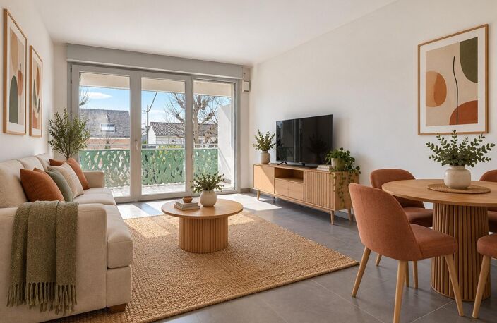 Superbe T2 lumineux avec balcon et stationnement — photo 2