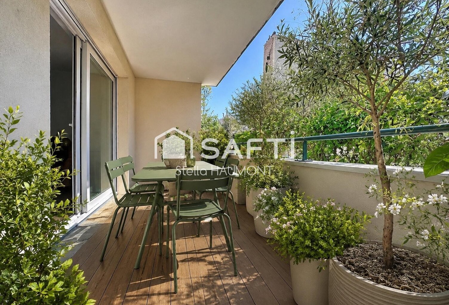 4P avec 3 chambres, un balcon et une place de parking en sous-sol — photo 1