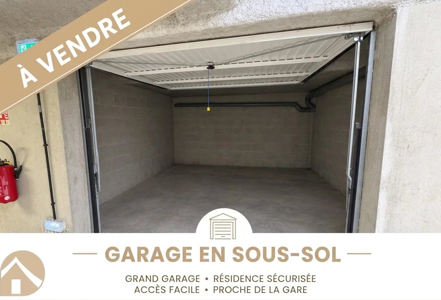 750 M DE LA GARE SNCF - GRAND GARAGE - 24 M² — photo 1