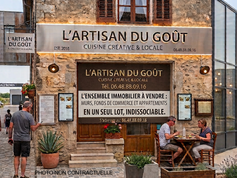 DPT(13) TARASCON A LA VENTE IMMEUBLE PROFESSIONNEL AVEC 3 AP — photo 1