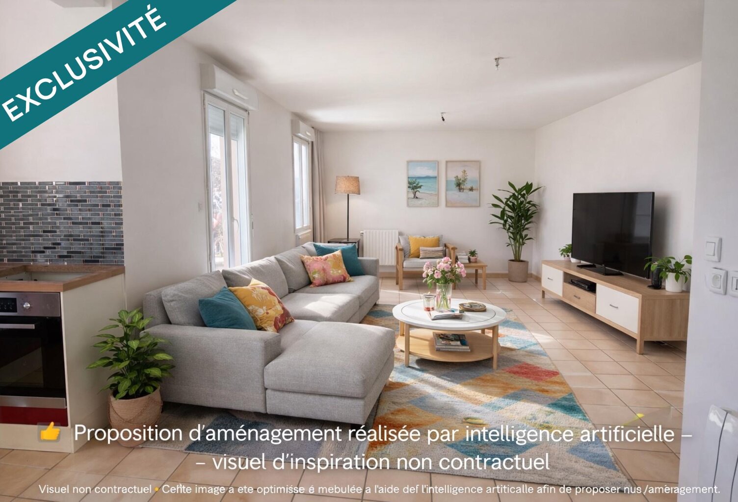 T4 100 m² + double garage au cœur du village — photo 1