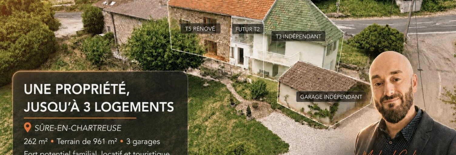 Maison 12 Pièces 307 m² à vendre à La Sure en Chartreuse (38340)