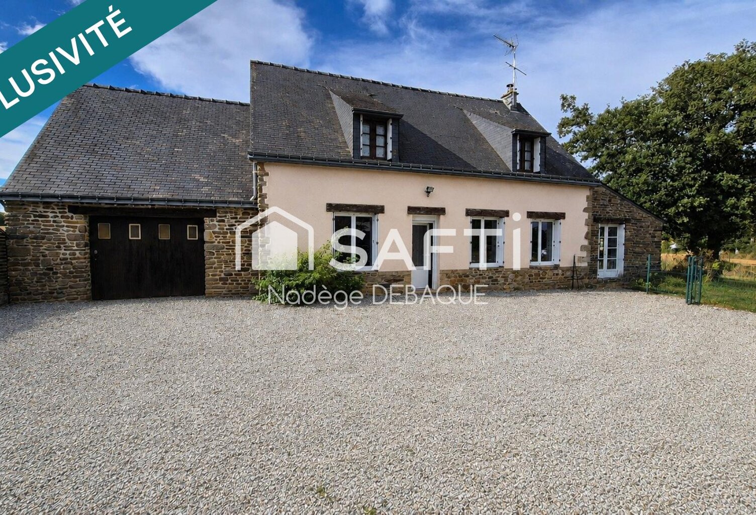 Maison de campagne en pierre avec vie de plainpied — photo 1
