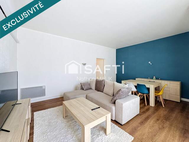 Grand T2 de 61 m² avec cour extérieure — photo du bien