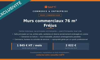 Commerce 3 Pièces 76 m² à vendre à Fréjus (83600)