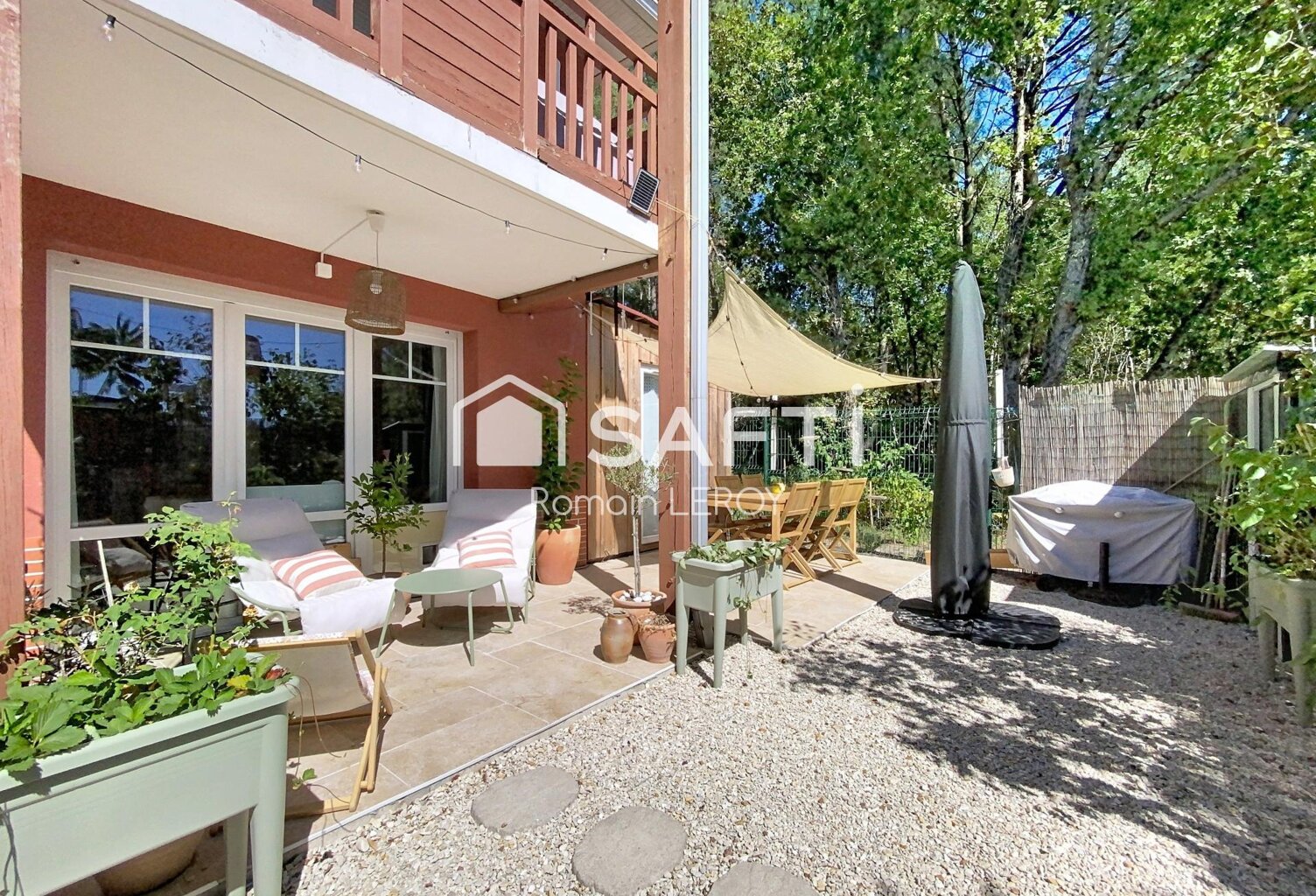 T3 coup de cœur avec terrasse couverte et jardin de 80 m² donnant sur la forêt ! — photo 1