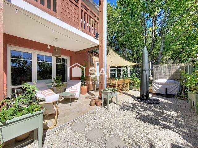 T3 coup de cœur avec terrasse couverte et jardin de 80 m² donnant sur la forêt ! — photo du bien