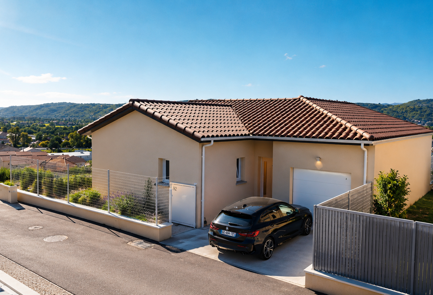 CHANAS -- VILLA CONTEMPORAINE D'EXCEPTION | VUE PANORAMIQUE S — photo 1