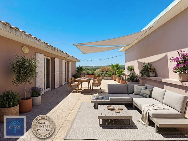 Appartement dernier étage  de 93 m² Traversant, double terrasse — photo du bien