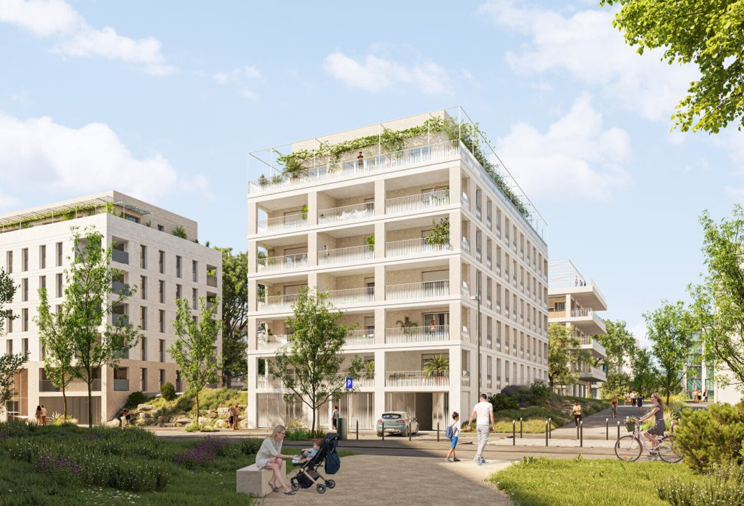 Appartement neuf T2 à Castelnau-le-lez quartier EUREKA — photo 1