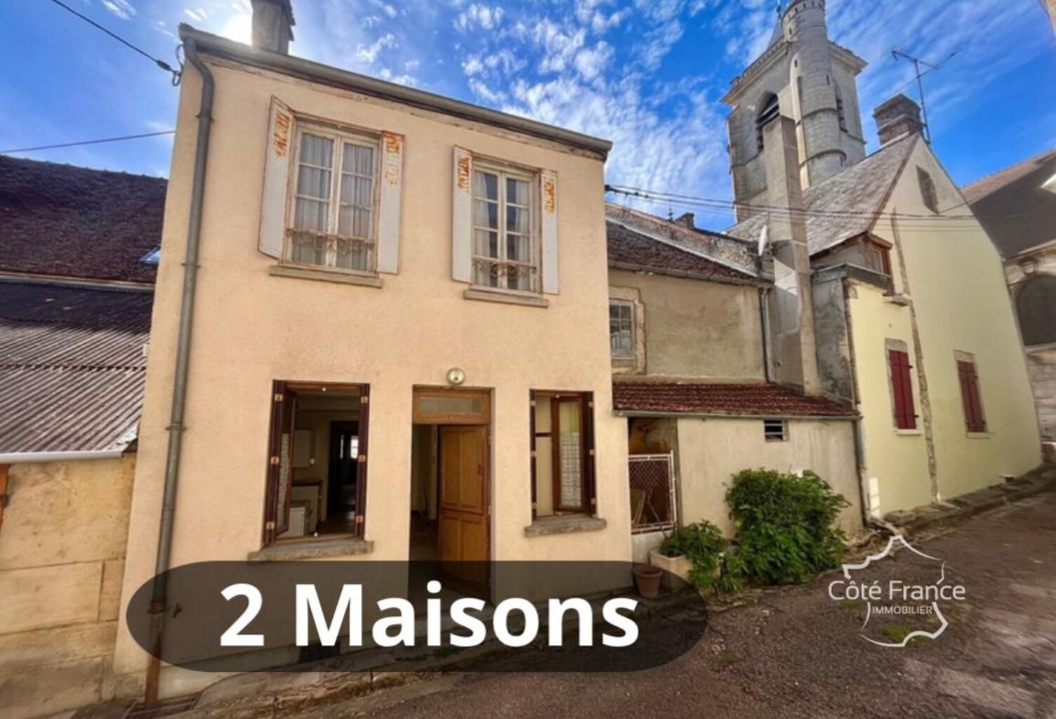 2 Maisons de villages réunies et divisible — photo 1