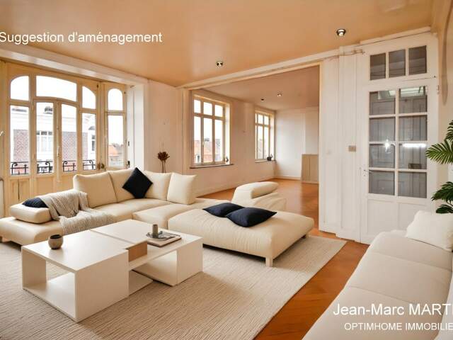 Proche du parc Barbieux, appartement lumineux de 91,74 m² à rénover à 3 min du métro – Roubaix — photo du bien