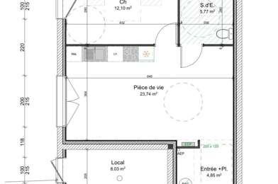 Appartement 2 pièces 157150 €