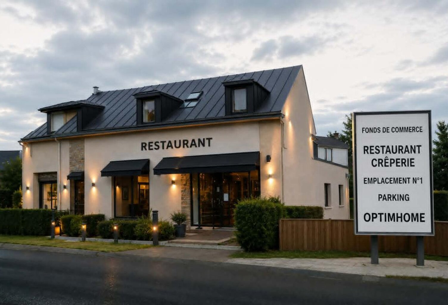À VENDRE – FONDS DE COMMERCE RESTAURANT – PROCHE DE REDON — photo 1