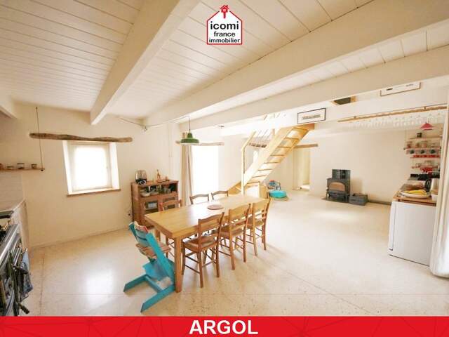 FINISTERE - Argol (29560) - A VENDRE - MAISON 123M2 CARREZ - 144M2 UTILE - 4 CHAMBRES - RENOVEE A NEUF - GRAND HANGAR - 7 HA - — photo du bien