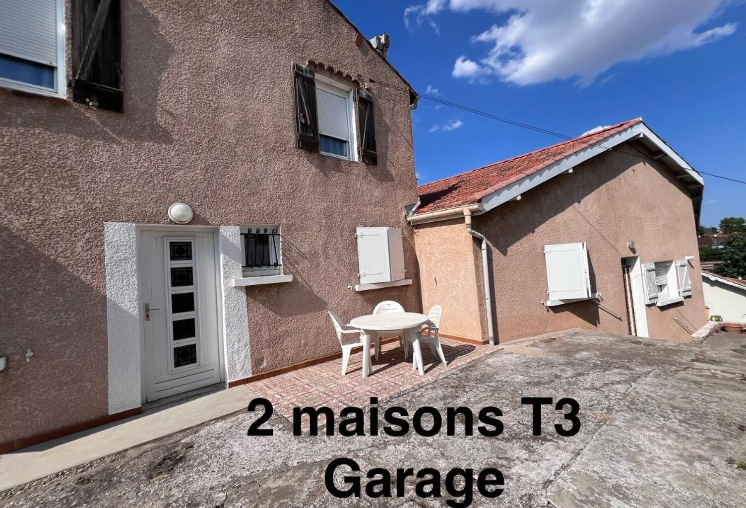 2 MAISONS DE VILLE,GARAGE et JARDIN — photo 1