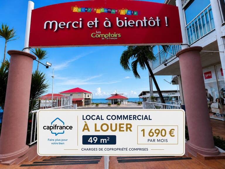 SAINT FRANCOIS - LOCAL COMMERCIAL 49 M2 - EMPLACEMENT STRATEGIQUE — photo 1
