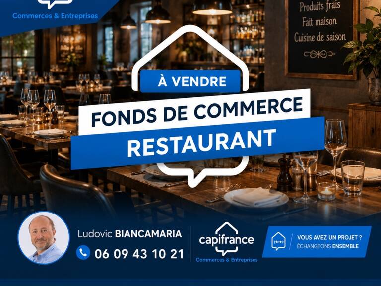 restaurant à vendre GIVORS (69) très beau restaurant du midi, cuisine traditionnelle, 150m2 environ, 2 terrasses annuelles, emplacement N°1 — photo 1