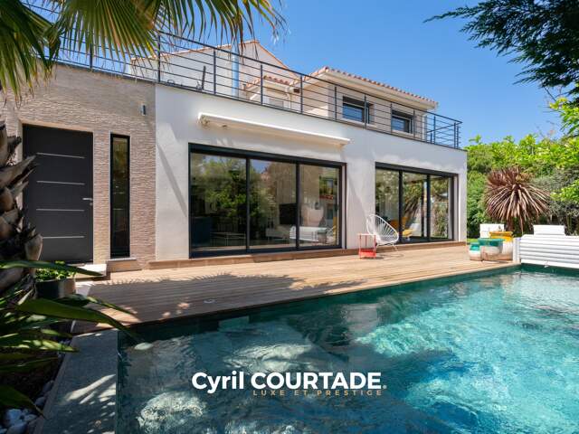 Lattes, Dpt Hérault (34), Maison contemporaine 180 m² avec piscine — photo du bien