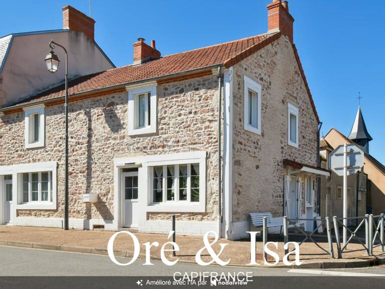 Maison en pierres à vendre 5 pièces SAINT CHRISTOPHE LE CHAUDRY (18) — photo 1