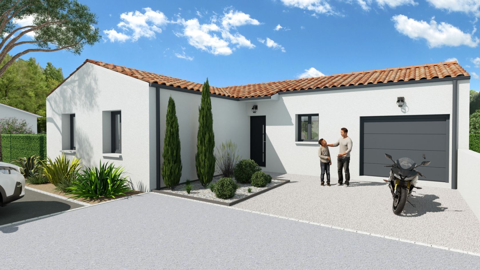 Projet de construction d'une maison 85 m² avec terrain à FRONTENAY-ROHAN-ROHAN (79)