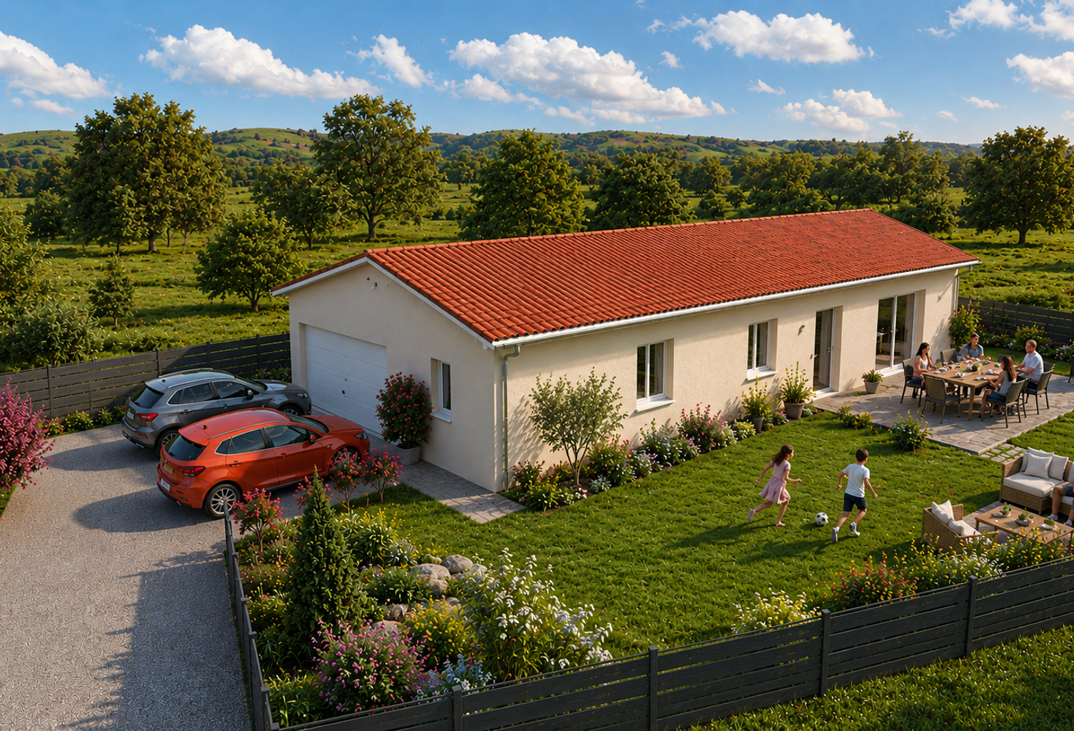 Vente maison 4 pièces 85 m² Saint-Maurice-de-Gourdans (01800) — photo 1