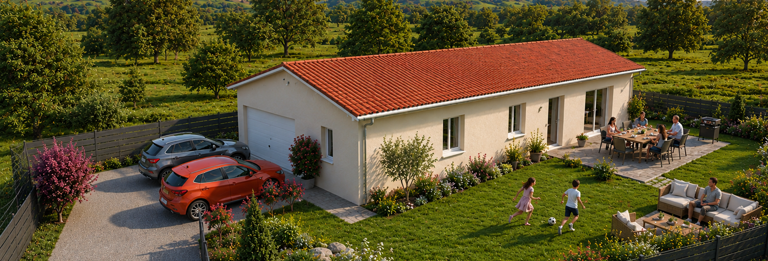 Maison 4 Pièces 85 m² à vendre à Saint-Maurice-de-Gourdans (01800)