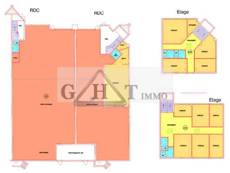 A LOUER -  475 M² - ENTREPOT ET BUREAUX - LE BLANC MESNIL — photo 1
