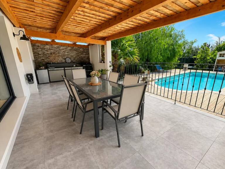 Villa 120 m² + Chalet 80 m², Piscine & Terrain 1 300 m² — photo 1