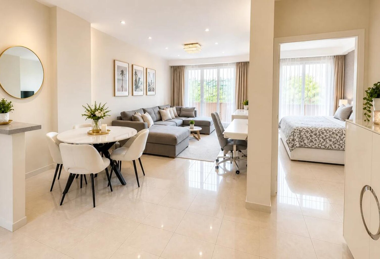 Bel appartement 4 pièces traversant de 82m2 avec à Nice Pasteur — photo 1
