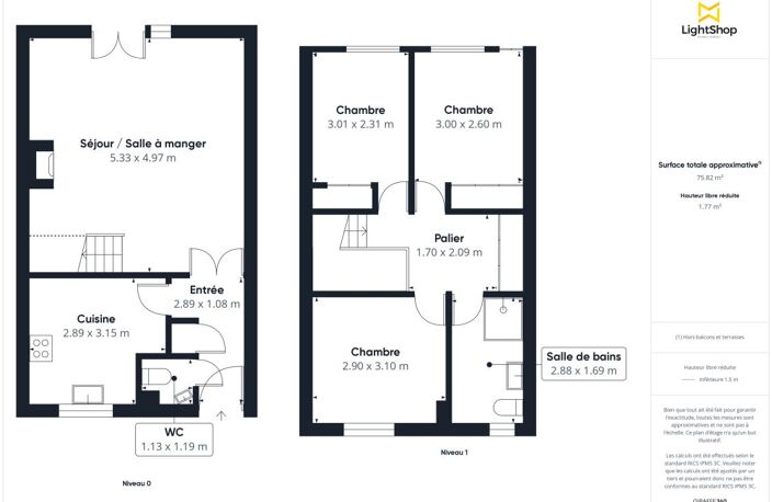 Maison 4 pièces, 79 m² - Terrasse 20 m² et jardin - Allée Georges Brassens, Neuilly-sur-Marne — photo 3