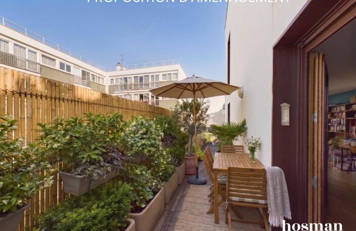 Bel appartement 3 pièces 72 m² avec grande terrasse - Rue de Nantes, Paris 19ème — photo 4