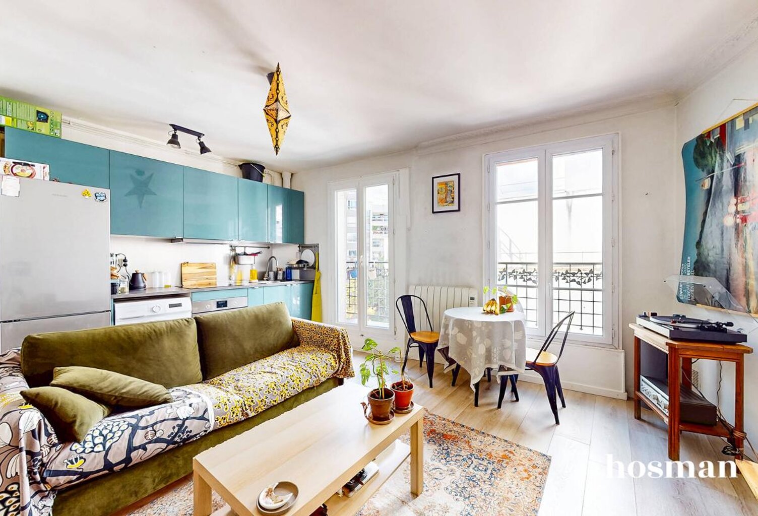 Appartement de 2 pièces 32 m² avec balcon - Paris 20ème - Porte de Bagnolet (ligne 3) et Porte de Montreuil (Ligne 9) — photo 1