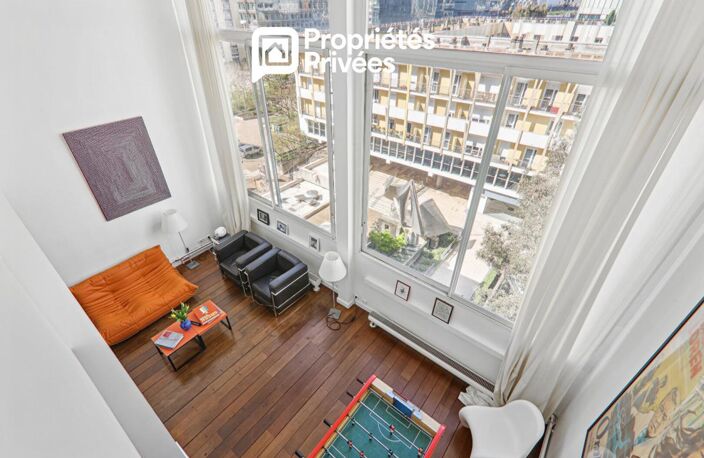 Atelier d'artiste en duplex de136,7 m² , 3 chambres, esprit Le Corbusier, 5e et 6e étage — photo 3