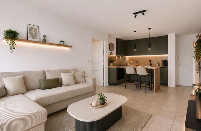 À vendre - T2 de 39 m² avec grande TERRASSE et GARAGE — photo 3