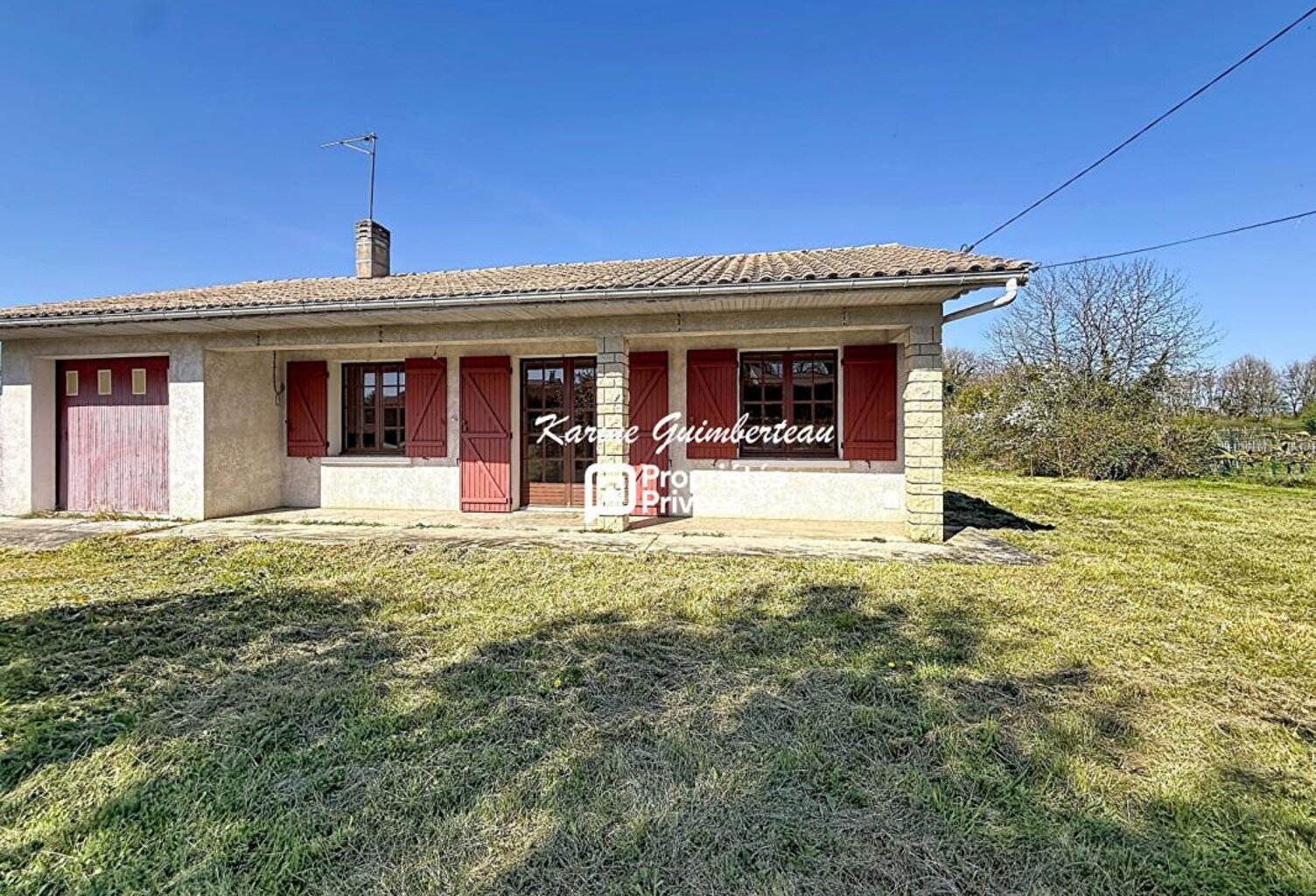 Maison Daignac 3 pièce(s) 67 m2 + garage + jardin — photo 1