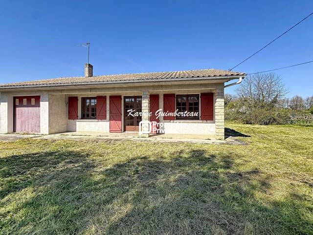 Maison Daignac 3 pièce(s) 67 m2 + garage + jardin — photo du bien