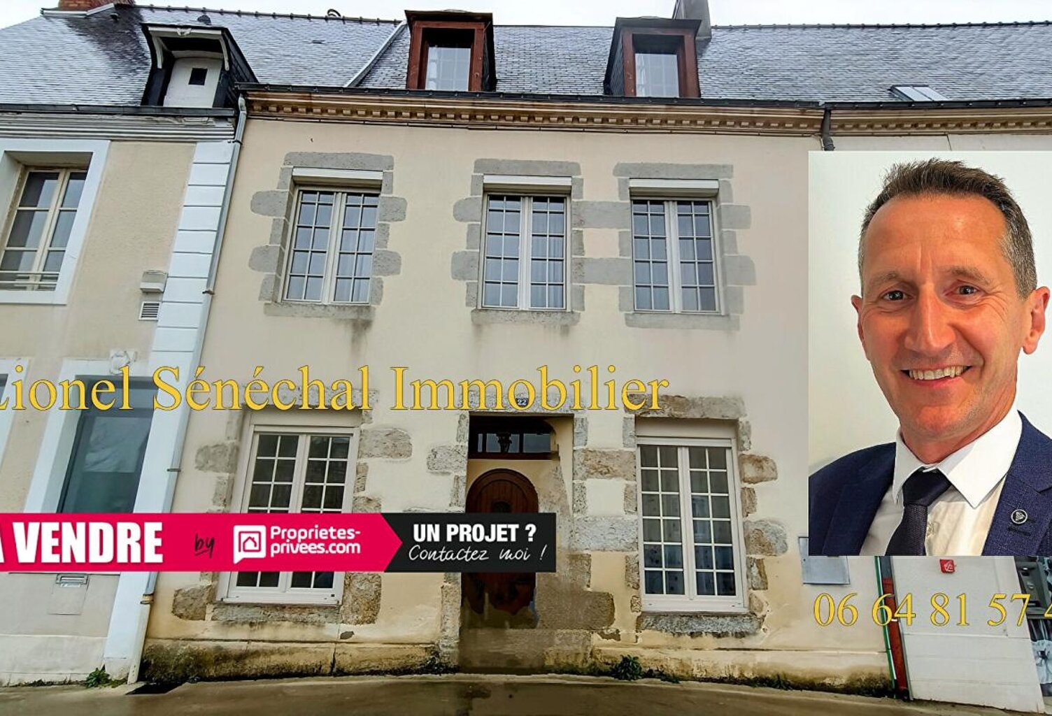 Maison de ville atypique avec ses superbes façades extérieures en pierre de 118 m2 habitables (160 m2 au sol) — photo 1