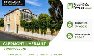 Maison 90 m² en viager Clermont-l'Hérault (34800)