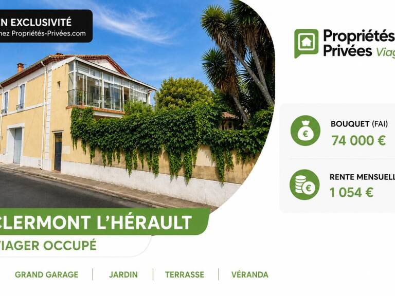 Maison vigneronne Clermont l'Herault 4 pièce(s) 90 m2 — photo 1
