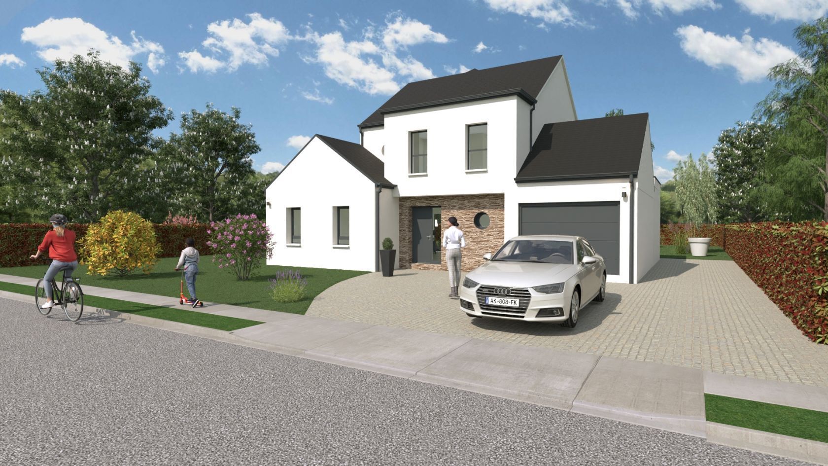 Ormes : maison moderne et spacieuse de 140 m²