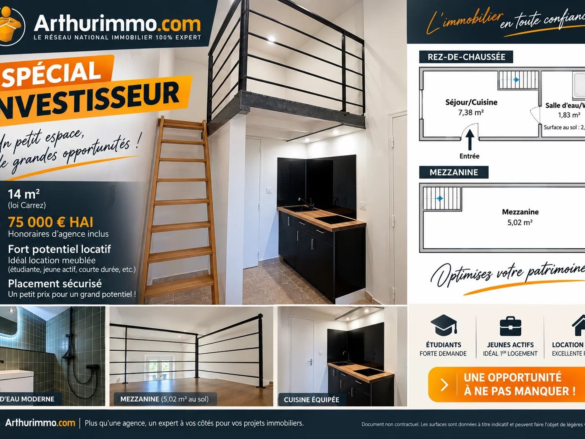 Appartement 1 pièce 14 m² · à Pourrières · 14 m² · 75 000 €