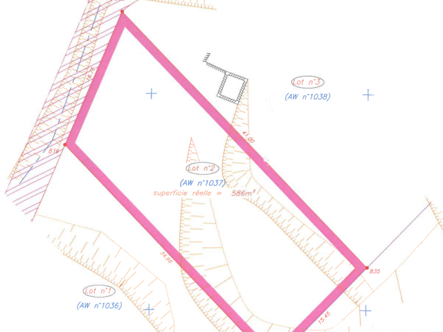 Vente Terrain à bâtir 586 m&sup2; — photo du bien