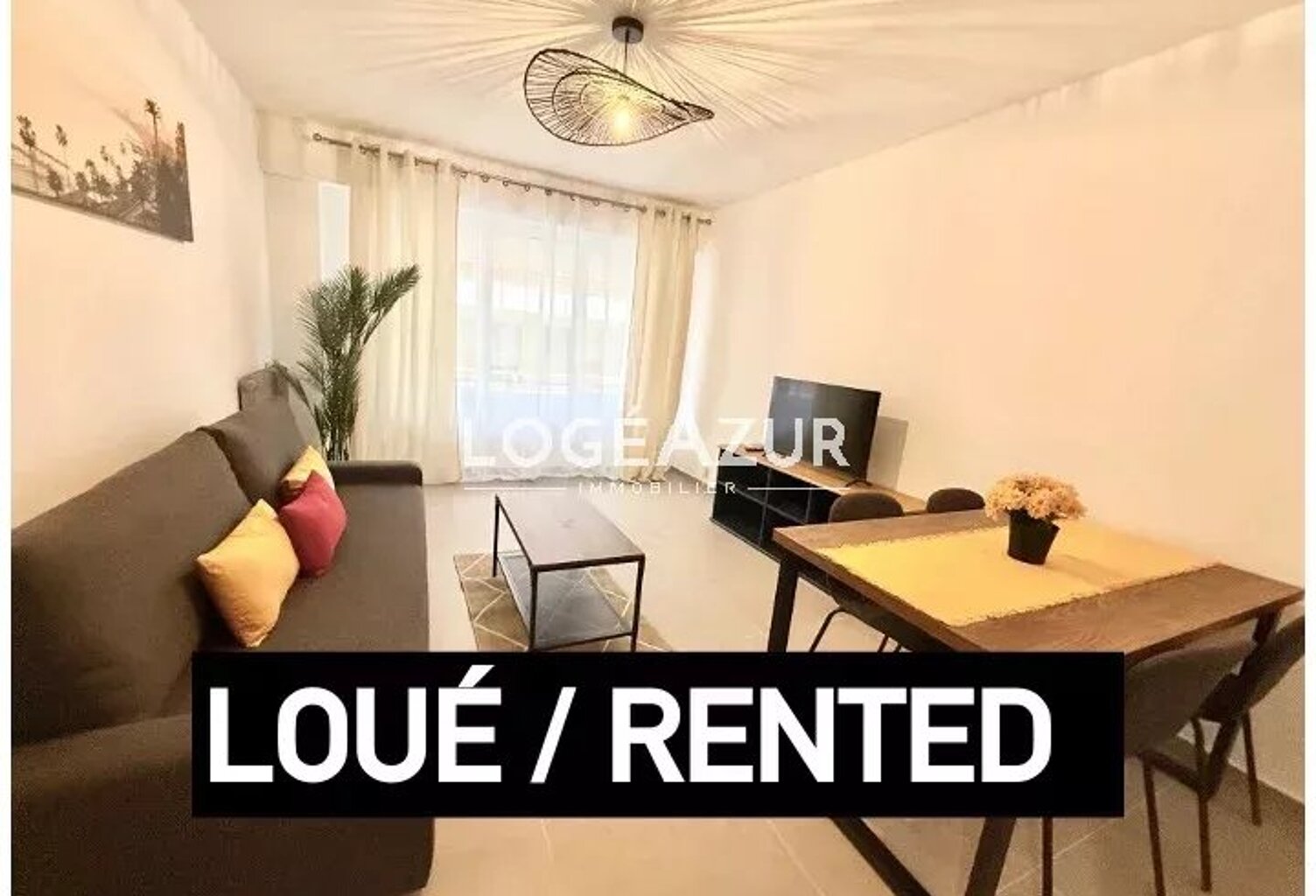 LOCATION MEUBLÉE - 1 CHAMBRE ANTIBES - GARAGE — photo 1